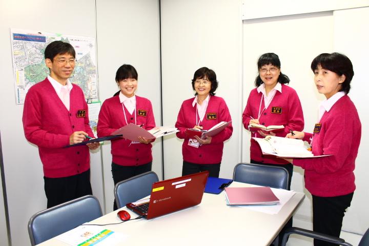 朝のミーティング